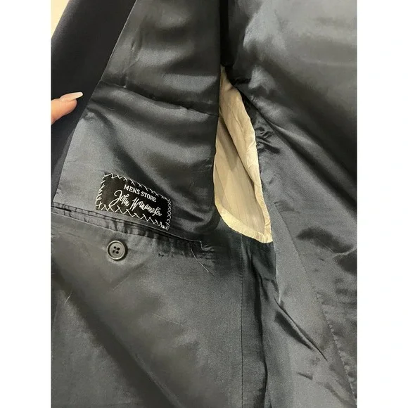 Vintage Yves Saint Laurent Double Breasted Classic Blazer John Wanamaker